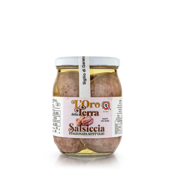 Salsiccia stagionata sott'olio